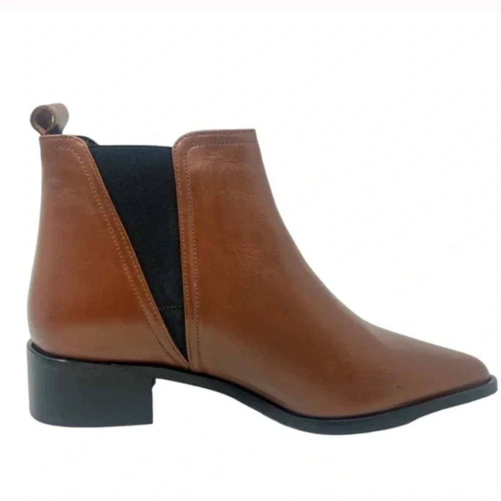 New Fabianelli Chelsea Leather Boots